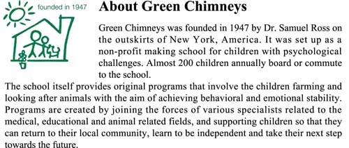 About Green Chimneys