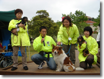 (社)日本動物福祉協会　ＣＣクロの皆様と譲渡犬候補のワンちゃん
